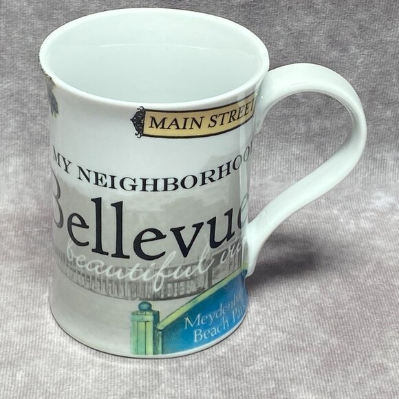 My Neighborhood Coffee Mug Bellevue, Wa Seattle Series by Rosanna Tea Cup  (A) - Picture 1 of 11